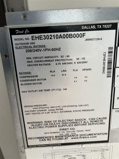 First Co Heat Pump : r/HVAC