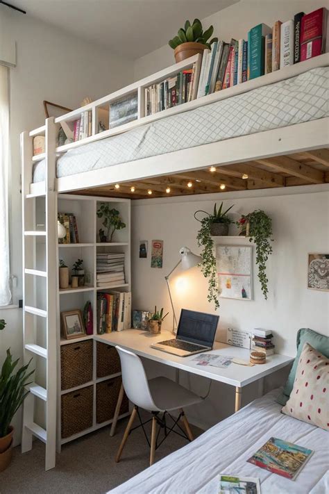9+ Stylish College Dorm Loft Bed Ideas