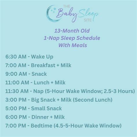 13 Month Old Sleep Schedule: Sleep Through the Night and Naps