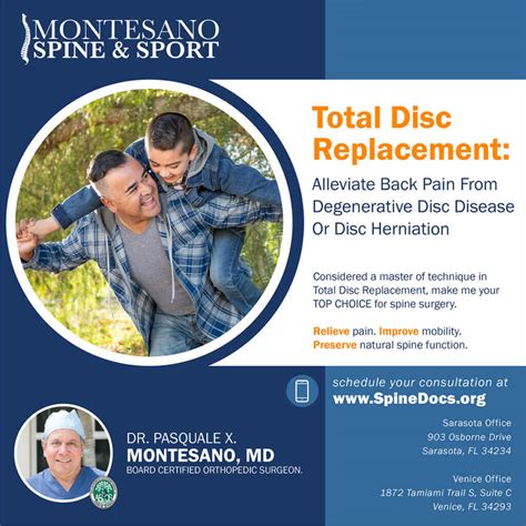 Total Disc Replacement To Alleviate Back Pain - Spine Docs