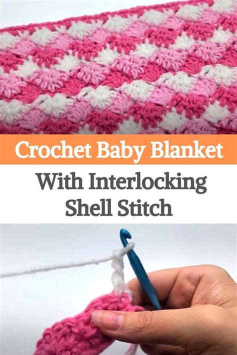 Image result for Crochet Interlocking Shell Blanket Pattern