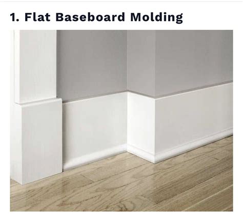 Pin by marla gruzin on Trim | Baseboard styles, Baseboard trim, White ...