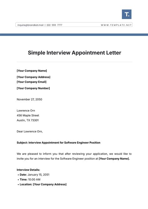 Free Appointment Order Letter Template to Edit Online