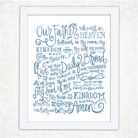 Our Father Art Print - Magnolia Creative Co.