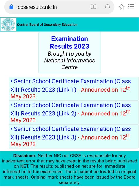 Image result for CBSE Class 12 Result Format