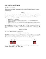 Image result for Random Oracle Model