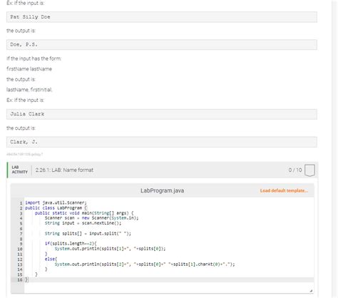 Image result for Java Name Format
