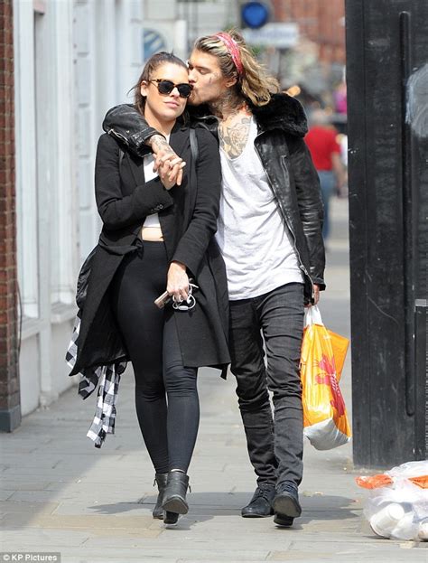 Marco Pierre Whie Jnr. and girlfriend Holly Turner pack on the PDA ...