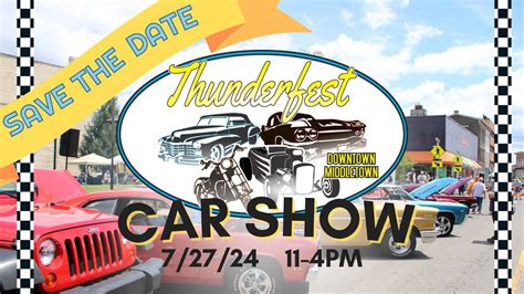 2024 Thunderfest Cruise In Car Show, 1050 Central Ave, Floor 2 ...