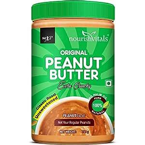 NourishVitals Original Peanut Butter (Extra Crunchy) Classic Roast ...