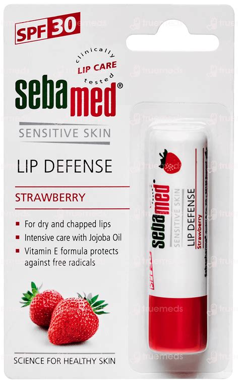 Sebamed Spf 30 Strawberry Lip Defense 48gm - Uses, Side Effects, Dosage ...