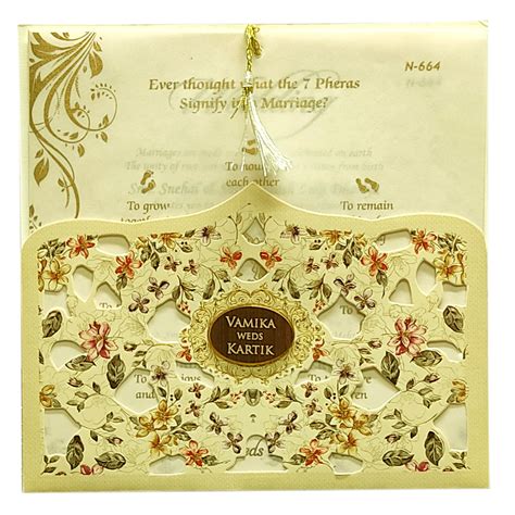 Hindi Wedding Invitation Card Template Ideas-King of Cards