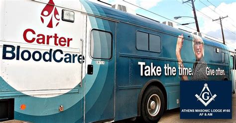 Masons spring blood drive with Carter Bloodcare | News | athensreview.com