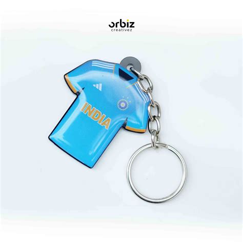 India Cricket Jersey Keychain – Orbiz Creativez