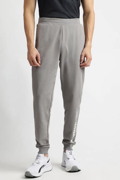 Reebok India Official | Reebok Men Grey Jogger Pants Online at reebok ...