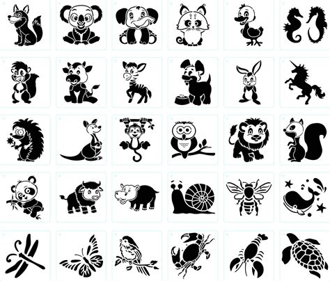 Printable Stencils Animals - Printable Free Templates