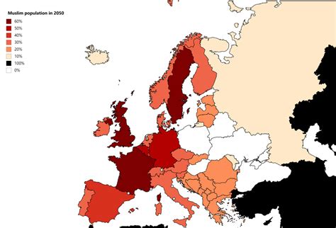 Europe Population Density Map