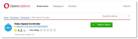 Video Speed Controller Extension 的图像结果