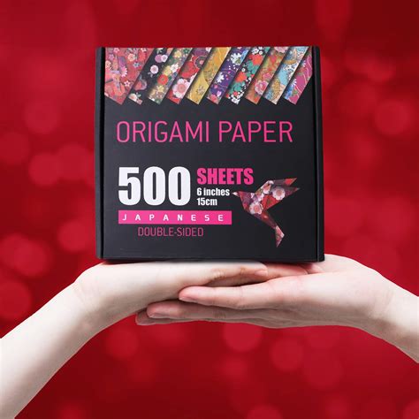 Japanese Washi Origami Paper 500 Sheets, 10 Vivid Colors, Colors Make ...
