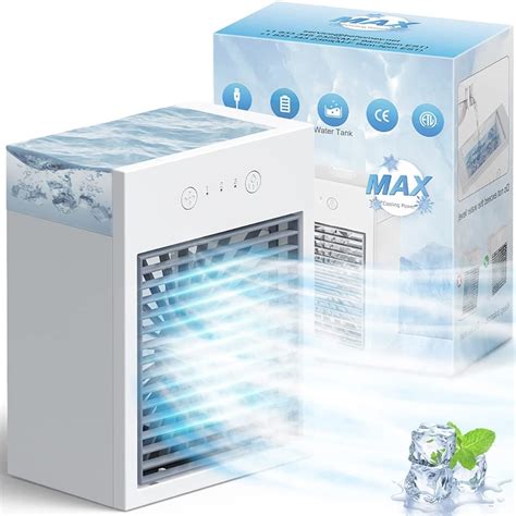 Amazon.com: Mini Portable Air Conditioners, 3 IN 1 Evaporative Air ...