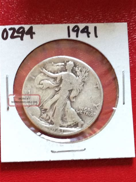 0294 :: 1941 - P Silver Walking Liberty Half Dollar Coin :: Numicorp
