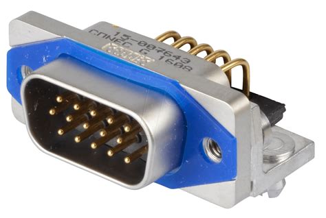 D-SUB ST15 HD GE: D-Sub HD connector pin 15p 0,318" at reichelt elektronik