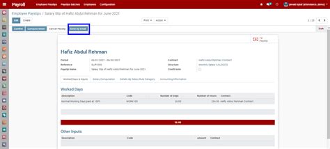 Image result for Odoo Payroll Module