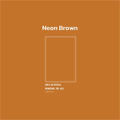 Neon Brown Color