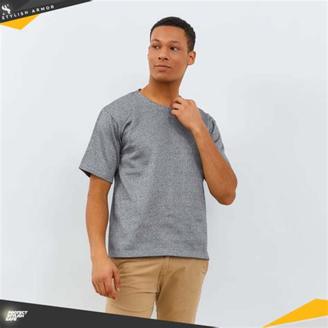 Jual STYLISH ARMOR Crew Neck T-Shirt - Abu-abu, S - Jakarta Timur ...