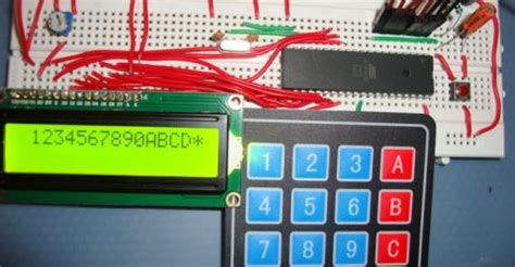 4x4 matrix keypad | Circuit Digest