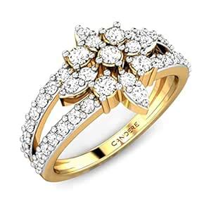 Candere by Kalyan Jewellers 22k (916) Yellow Gold Ring for Women ...
