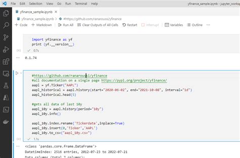 Image result for Yfinance API Python
