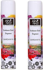 Air first Room Spray Air Freshener Combo Pack of 2 ( Gardaniya 300ml ...