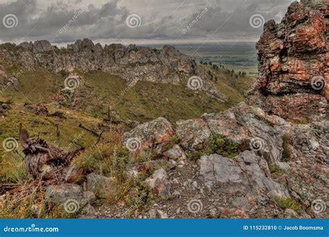 Bear Butte is a State Park in Rural Western South Dakota Stock Photo ...