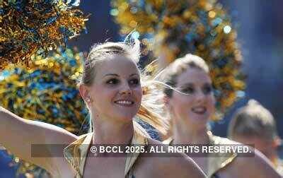 Cheer leaders perform during the '2010 Indian Premier League T20' match ...