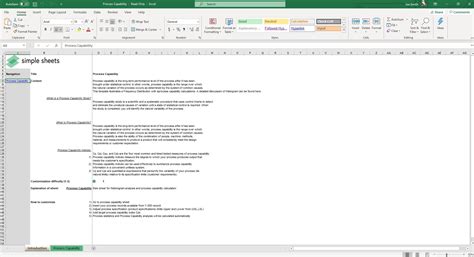 Process Capability Index Excel 的图像结果