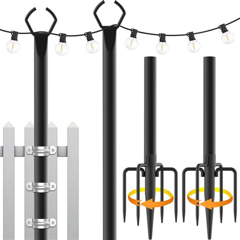 Image result for String Light Poles