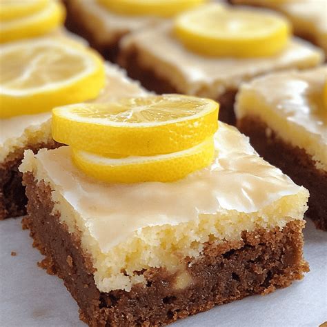 Easy Lemon Brownies Recipe to Brighten Your Day