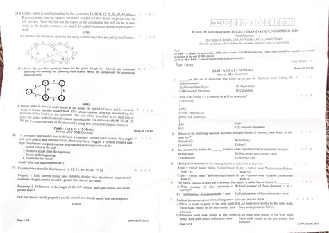 21CSC201J-DATA Structures NOV’24 - 24 a. Mythili wants to constructs a ...