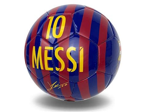 Buy Messi Signature Soccer Ball Size #4, FC Barcelona Messi Ball with ...