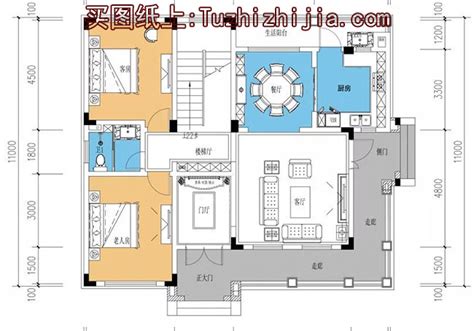 125平两层别墅房屋设计图，带普通和复式两个户型_二层别墅设计图_图纸之家