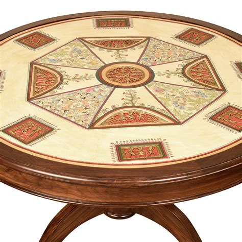 ARTEMIS 4 SEATER ROUND DINING TABLE – Nilambur Furniture