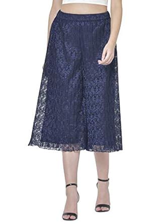 Buy Martini Women Stylish Pleated Flared Culottes Palazzo Western Pant ...