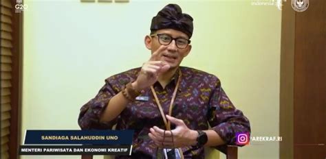 Menteri Pariwisata dan Ekonomi Kreatif Sandiaga Uno Bangga Dengan Banda ...