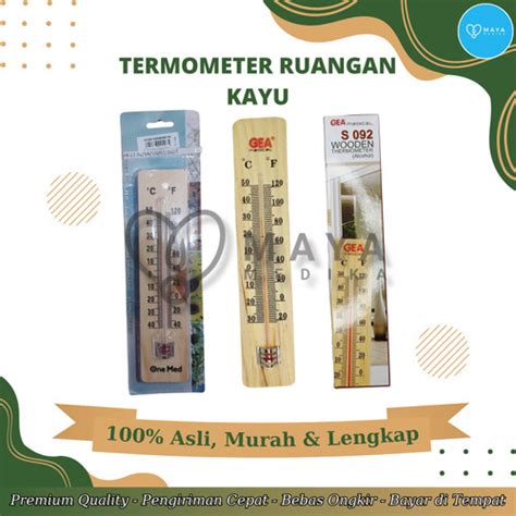 Jual Termometer Ruangan Kayu & Digital - Ruangan kayu OM - Kota ...
