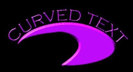 Image result for Paint Program Curve Text