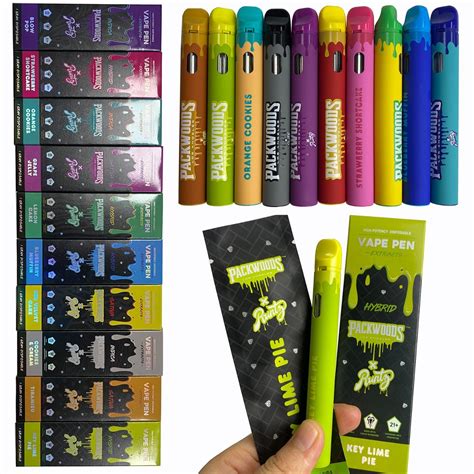 Packwoods X Runtz Packwood Disposable Vape Pens 1ml Pod 380mAh Rechargeable Battery Empty Vapes ...