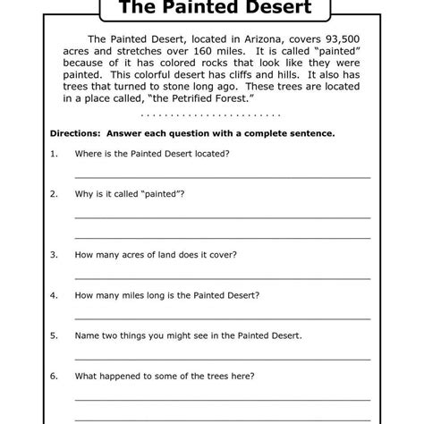 Image result for 7th Grade Reading Practice Worksheets