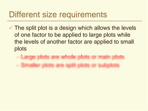 Image result for Split-Plot Design Advanced-Level