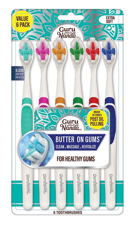 Buy GuruNanda Butter On Gums Toothbrush with 8000+ Softex Bristles ...